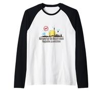 Berlin Airport No one has Any Intention Raglan Baseball Tee