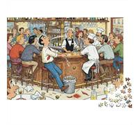 Berlin Bakery Pretzel Knot Wooden Jigsaw Puzzle Waterproof 1000 Piece Puzzles for Adults Challenging And Brainteasing Home Decoration