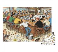 Berlin Bakery Pretzel Knot Wooden Jigsaw Puzzle Waterproof 1000 Piece Puzzles for Adults Gifts Impossible Challenging Games