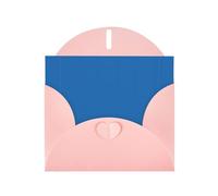 Berlin Blue Pink prints Greeting Cards 6x4-inch with Envelope | Perfect for writing greetings and thank-you notes