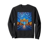 Berlin Brandenburg Gate Swirl Pop Art Sweatshirt