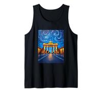 Berlin Brandenburg Gate Swirl Pop Art Tank Top
