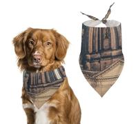 Berlin Cathedral Cute Dog Bandana Triangle Adjustable Washable | Summer Soft Cat Scarf Pet Accessories Decoration Neckerchief