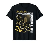 Berlin Choose Your Destination Germany Boho Abstract T-Shirt