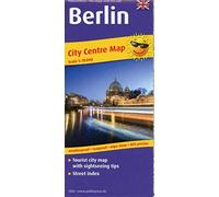 Berlin City Centre Map 1:18 000: Tourist City Centre map with sightseeing tips and Street index