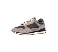 Berlin City Suede Trainers Grey/Black 12 UK