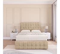 Berlin Coniston Bed Set ,No Drawers Mattress & 54" Headboard Sloomy Cream King