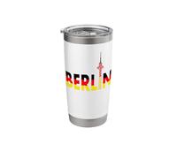 Berlin Design - TV Tower - I Love Berlin Stainless Steel Insulated Tumbler