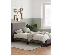 Berlin Fabric Upholstered Bed Frame Natural
