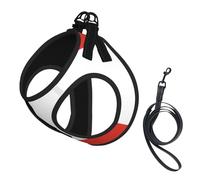 Berlin Flag Dog Harness - Equipped with Reflective Straps and Quick Release Buckles - Suitable for Small Cats and Dogs
