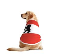 Berlin Flag Dog Shirt Vest Lightweight Stretchy Dog T-Shirts, for Medium, and Large Breeds, for Walking, Outdoor Activities