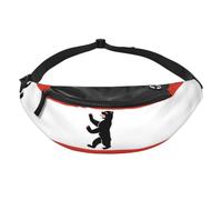 Berlin Flag Fanny Pack- Waist Bag for Travel Running Hands Free