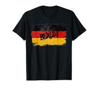 Berlin German Grunge Street Flag Graffiti Oktoberfest Men T-Shirt
