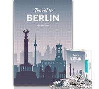 Berlin Germany 1000 Piece Jigsaw Puzzles for Adults & Teens,Family Game Stress Reliever Difficult Challenge Secret Santa Gifts 38x26cm
