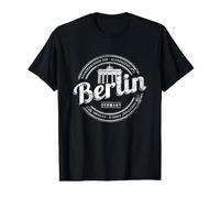 Berlin Germany Brandenburg Gate Vintage Souvenir Value Graphic T-Shirt