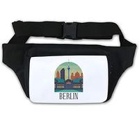 Berlin Germany City Monuments Waist Bag Fanny Pack White