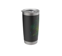 Berlin, Germany Colored Street Network Map Graphic Stainless Steel Insulated Tumbler