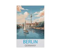Berlin Germany，Jigsaw Puzzles for Adults 1000 Piece Jigsaw Puzzles for Adult Educational Game Challenge Toy 1000 Pieces Puzzle for Adults Kids.Educational Games Home Decoration（38x26cm）-AL44