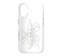 Berlin Germany Metro Suburban Railway - Souvenir Route Map Case for iPhone 17