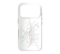 Berlin Germany Metro Suburban Railway - Souvenir Route Map Case for iPhone 17 Pro