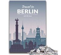 Berlin Germany Puzzles 1000 Pieces for Teenagers, Suitable for Ages 14 And Up Family Fun It Is Ideal As A Gift for The Whole Family 1000pcs(26x38cm)