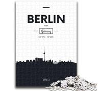 Berlin Germany Puzzles for Adults And Teenagers, Pattern Assembly Deal As Gifts for The Whole Family Suitable for And 14 1000pcs(50x75cm)