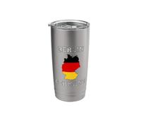 Berlin Germany Vintage Germany Flag Map Design Stainless Steel Insulated Tumbler