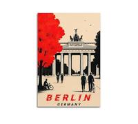 Berlin Germany Vintage Travel Art Posters (10) Decorative Painting Canvas Wall Art Living Rooms Bedroom 12x18inch(30x45cm)