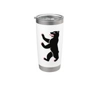 Berlin Graphic Berlin Bear Logo Metropolis Souvenirs Funny Stainless Steel Insulated Tumbler
