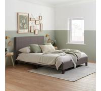 Berlin Grey Fabric Bed - Sizes Available