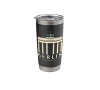 Berlin, Hand-Drawn Brandenburg Gate, Germany Stainless Steel Insulated Tumbler