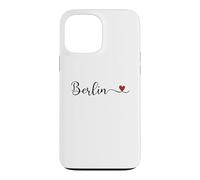 Berlin Heart Handwritten-Style Typography Case for iPhone 13 Pro Max