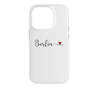 Berlin Heart Handwritten-Style Typography Case for iPhone 14 Pro