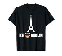 Berlin I Love Berlin Heart for Berlin Eiffel Tower Funny T-Shirt