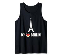 Berlin I Love Berlin Heart for Berlin Eiffel Tower Funny Tank Top