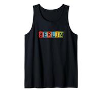 Berlin Modern Style Blocks - Urban Travel Vibes Tank Top
