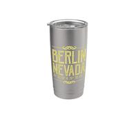Berlin, Nevada - Gold Rush Mining Ghost Town Coordinates Stainless Steel Insulated Tumbler