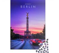 Berlin Night View Puzzle for Adults And Teenagers 1000 Pieces Paper Puzzles for Teenagers Gifts Brain Teaser Game 1000pcs (38x26cm)