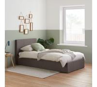 Berlin Ottoman Storage Bed - Grey Fabric - Sizes Available
