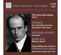 Berlin Phil:Furtwangler - Furtwangler: Early Recordings 3