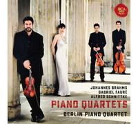 BERLIN PIANO QUARTET - PIANO QUARTETS CD NEW BRAHMS,J./FAURÉ,G./SCHNITTKE,H.