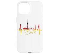 Berlin Skyline German Heartbeat Germany Fan I Love Berlin Case for iPhone 15