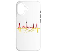 Berlin Skyline German Heartbeat Germany Fan I Love Berlin Case for iPhone 16