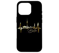 Berlin Skyline German Heartbeat Germany Fan I Love Berlin Case for iPhone 16 Pro