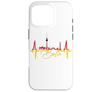 Berlin Skyline German Heartbeat Germany Fan I Love Berlin Case for iPhone 16 Pro