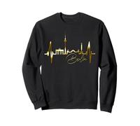 Berlin Skyline German Heartbeat Germany Fan I Love Berlin Sweatshirt
