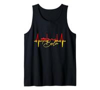 Berlin Skyline German Heartbeat Germany Fan I Love Berlin Tank Top