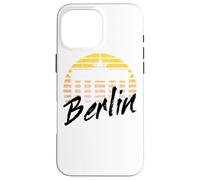 Berlin Skyline Germany Retro Vintage Sunset I Love Berlin Case for iPhone 16 Pro Max