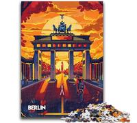 Berlin Sunset Jigsaws Puzzles 1000 Pieces for Adults Gifts, Challenging Difficult Deal As Gifts for The Whole Family 1000pcs(26x38cm)
