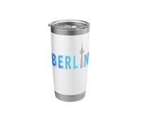 Berlin T-Shirt - Berlin Bear Design Souvenir - I Love Berlin Stainless Steel Insulated Tumbler